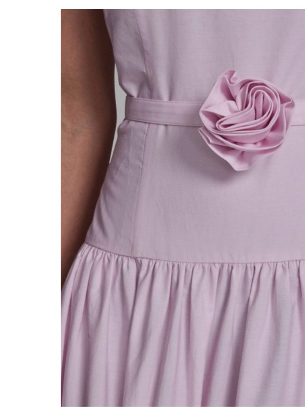 Karl Lagerfeld Pink Floral Dip-Dye Midi Dress - Picture 5 of 6